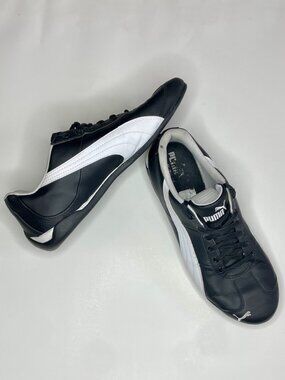 PUMA Men's Speedcat Low Profile Motorsport Sneaker - Black, Size 10